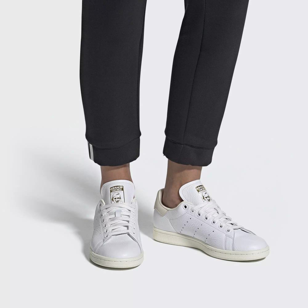 Adidas Stan Smith Tenis Blancos Para Mujer (MX-22848)